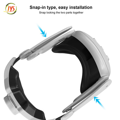 "Meta Quest 3 Adjustable Head Strap Replacement | Enhanced Comfort VR Headband for Oculus Quest 3 | Multi-Angle Support | Lightweight ABS Design | White"
