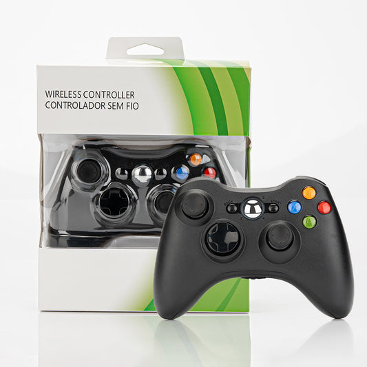 Xbox 360 Wireless Controller | Dual Vibration Motors | Compatible with Xbox 360 Console & PC Windows | Ergonomic Gamepad with Precision Controls (Black)