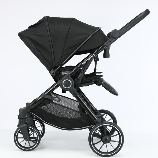 Baby360 Ultra-Lightweight Reversible Baby Stroller – Foldable, High Landscape, Reclining Seat for Newborns & Toddlers
