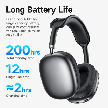 NEW Bluetooth Over-Ear Headphones - Wireless Sports Headset with Deep Bass | 10m Range | IPX4 Waterproof | 8H Playtime | Low Latency Gaming Mode