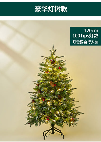 Christmas Tree - Realistic Snow-Dusted PE Home Decor - Supermarket Christmas Decoration - Festive Atmosphere Setup - Christmas Gift
