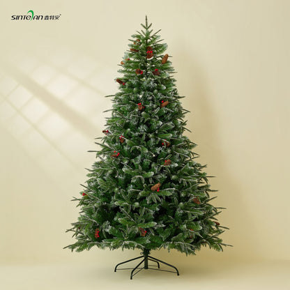 Christmas Tree - Realistic Snow-Dusted PE Home Decor - Supermarket Christmas Decoration - Festive Atmosphere Setup - Christmas Gift