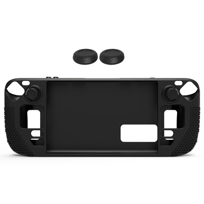 Steam Deck OLED Silicone Case with Button Caps | Protective Cover for Steam Deck & OLED Model | Shockproof & Anti-Slip Grip | 11.8" x 4.7" x 1.6" (300x120x40mm)