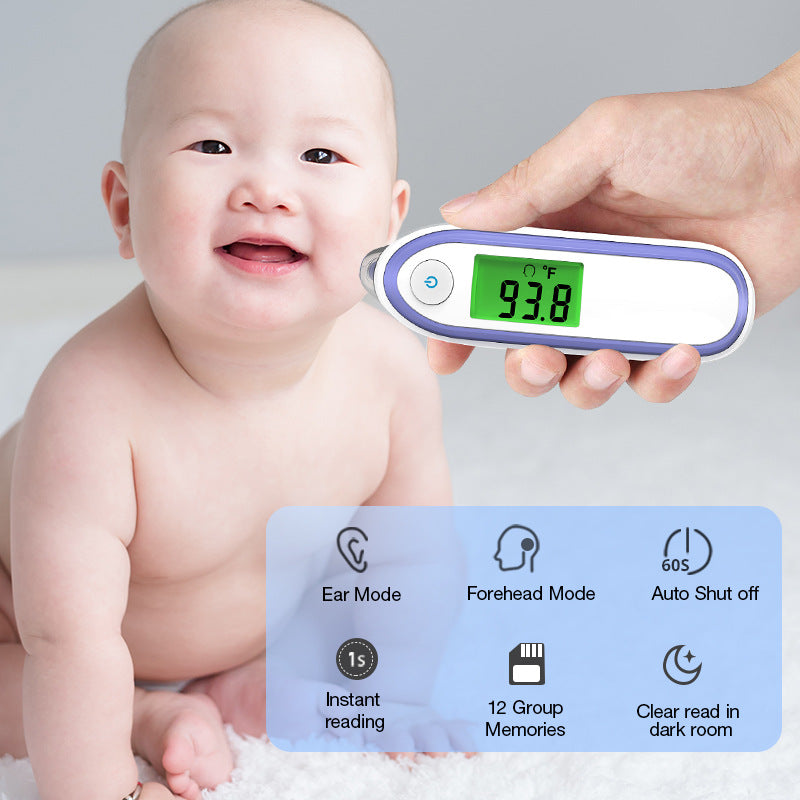 FDA Electronic thermometer for home use; infrared forehead and ear thermometer for babies and children; handheld
