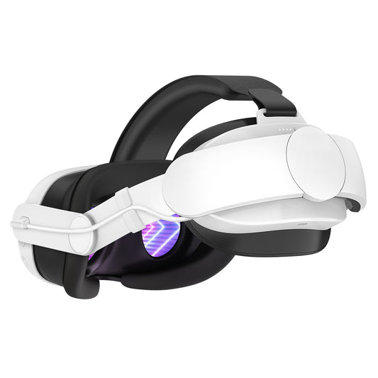 "6000mAh Battery Head Strap for Meta Quest 3 | Adjustable VR Power Bank with Fast Charging | Enhanced Comfort White Head Mount Accessory (Model: MQ3-6000)"