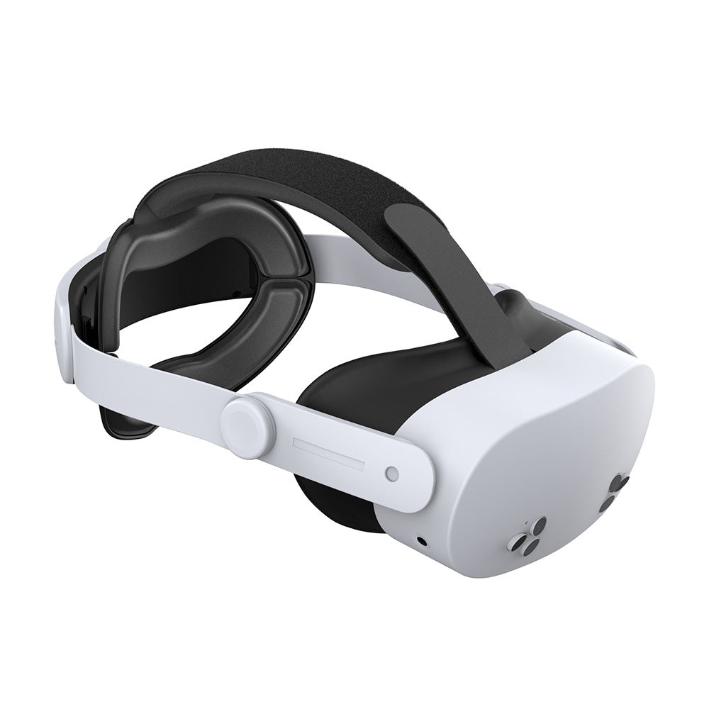 "Meta Quest 3/3S Comfort Replacement Head Strap - Adjustable VR Headband with Enhanced Padding (Black/White) | 10.3×2.2×8.2in | 10.8oz | ABS+Sponge Design for Oculus Quest 3"