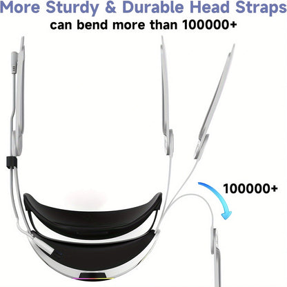 Oculus Quest 3 Elite Head Strap with 10000mAh Battery Pack - Enhanced Comfort & Extended Playtime for Meta Quest 3/3S, Fast Charging, Adjustable Support
