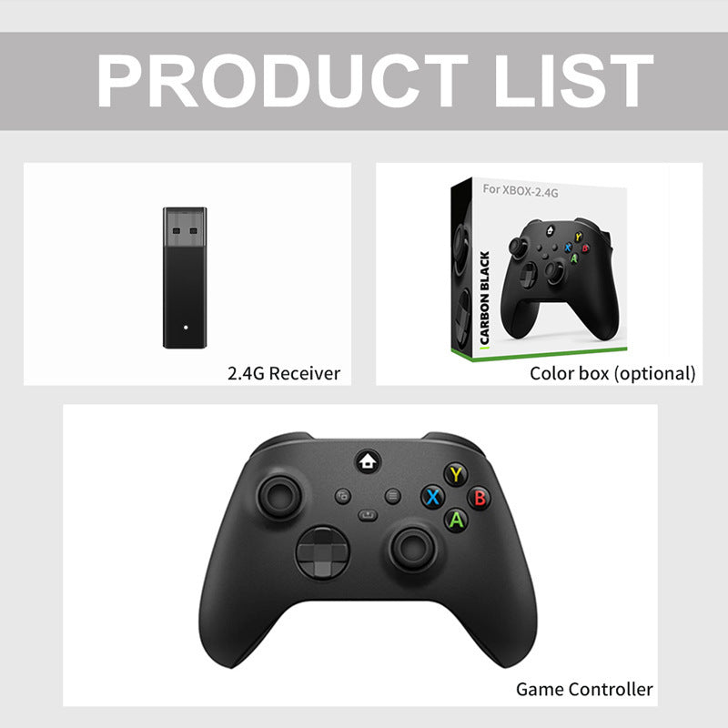 Wireless Controller for Xbox Series X/S | 2.4G Gaming Gamepad with Vibration | Compatible with Xbox Series X, Series S & Windows PC | Plug & Play USB Receiver Included