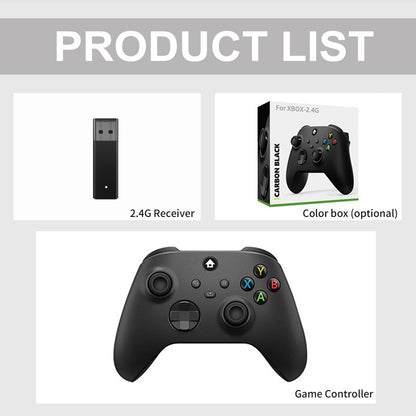 Wireless Controller for Xbox Series X/S | 2.4G Gaming Gamepad with Vibration | Compatible with Xbox Series X, Series S & Windows PC | Plug & Play USB Receiver Included