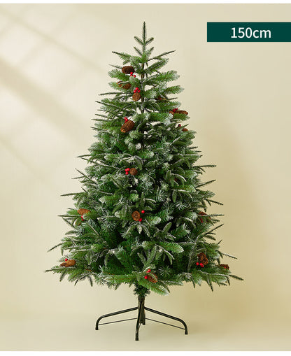 Christmas Tree - Realistic Snow-Dusted PE Home Decor - Supermarket Christmas Decoration - Festive Atmosphere Setup - Christmas Gift