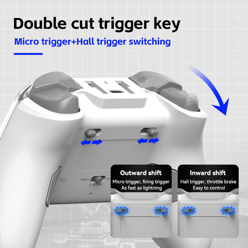 Z04 Pro Wireless Gaming Controller with Magnetic Charging Dock - Bluetooth Gamepad for PC, iOS iPhone, Android Phone, Tablet, Hall Effect Sticks, Dual-Mode Triggers, Replaceable Buttons & Faceplates