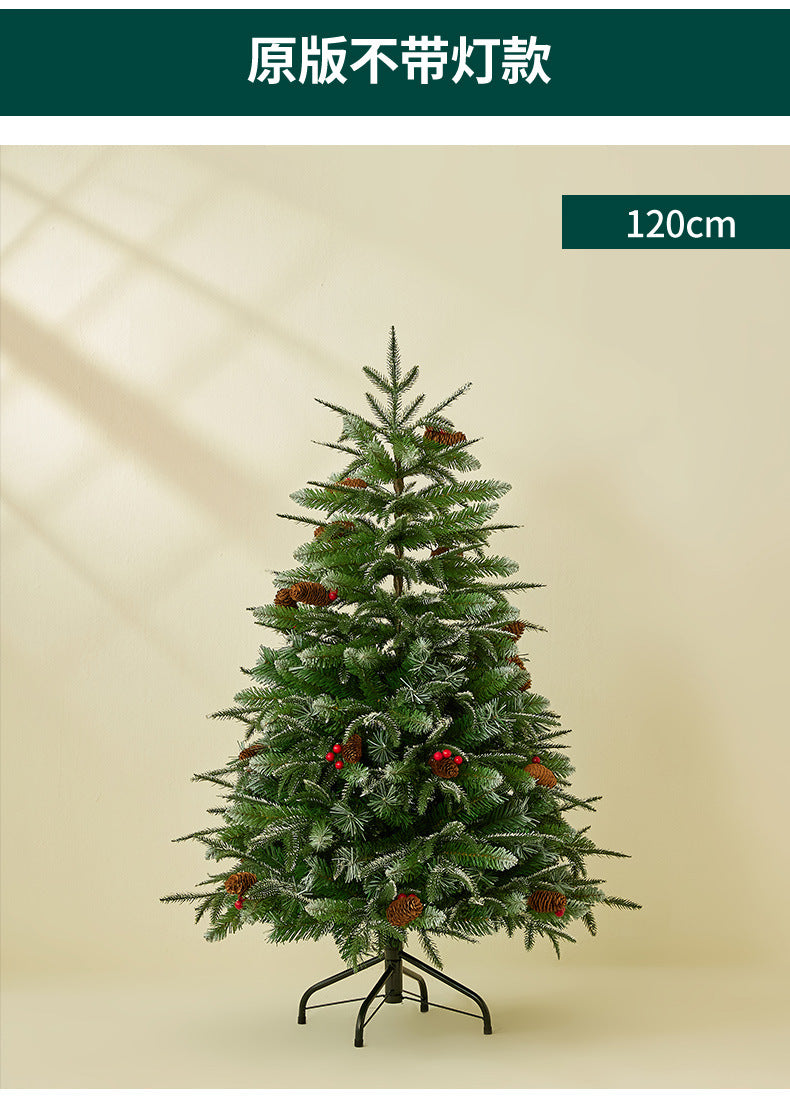 Christmas Tree - Realistic Snow-Dusted PE Home Decor - Supermarket Christmas Decoration - Festive Atmosphere Setup - Christmas Gift
