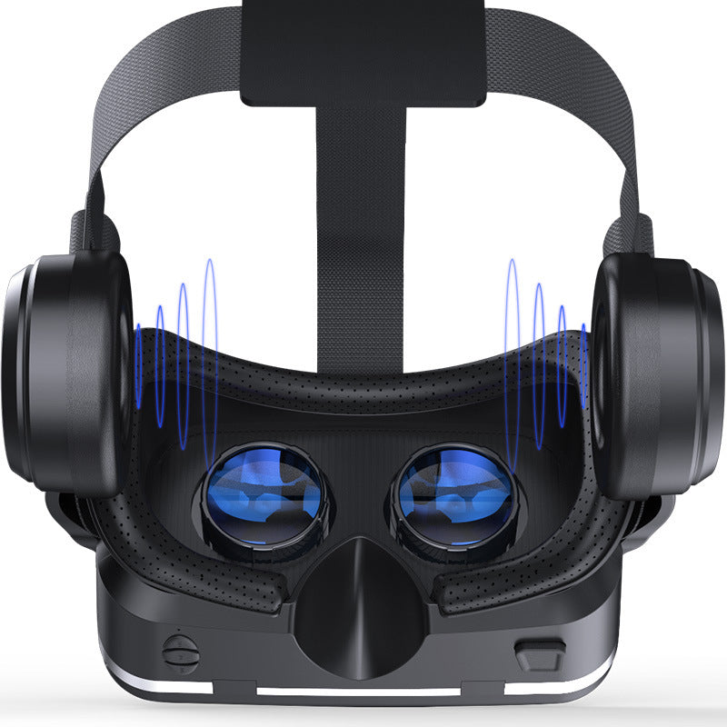 SHINECON G04E/A VR Headset 6th Generation - 3D Virtual Reality Glasses with Headphones & Game Controller for Smartphones | Compatible with iOS Android | 100° FOV | Immersive Mobile VR Gaming & Video Experience