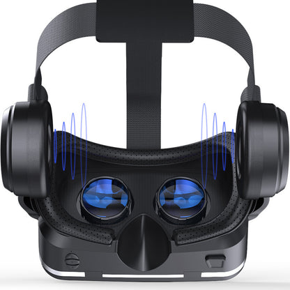 SHINECON G04E/A VR Headset 6th Generation - 3D Virtual Reality Glasses with Headphones & Game Controller for Smartphones | Compatible with iOS Android | 100° FOV | Immersive Mobile VR Gaming & Video Experience