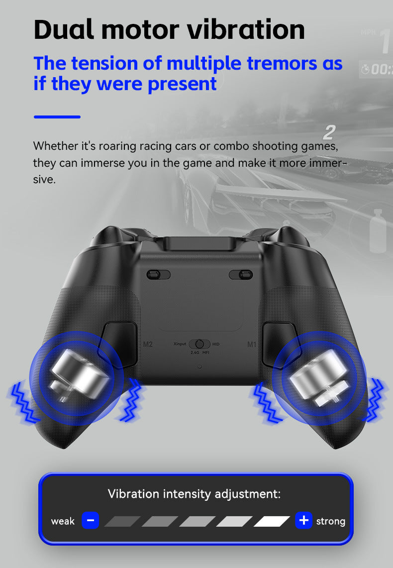Z04 Pro Wireless Gaming Controller with Magnetic Charging Dock - Bluetooth Gamepad for PC, iOS iPhone, Android Phone, Tablet, Hall Effect Sticks, Dual-Mode Triggers, Replaceable Buttons & Faceplates