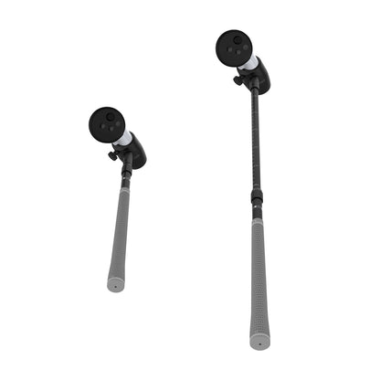 "Meta Quest 3S/Quest 3/Quest 2 Golf Club Attachment - VR Golf Handle Adapter | Realistic Swing Feel | ABS+Aluminum+Silicon Grip | Official Style Golf Club for VR Sports Games"