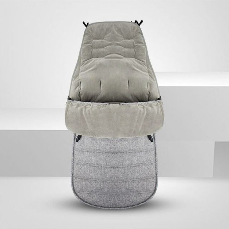 Baby stroller sleeping bag thickened warm foot cover windproof cover foot cover universal winter cold protection