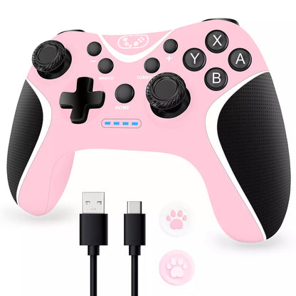 Switch Pro Wireless Controller with Programmable Back Buttons | Bluetooth Gamepad for Nintendo Switch/PC | Turbo/Motion Controls | HD Vibration | 5.7" x 4.7" x 2.4" (14.5x12x6cm)