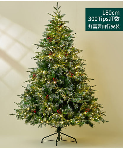 Christmas Tree - Realistic Snow-Dusted PE Home Decor - Supermarket Christmas Decoration - Festive Atmosphere Setup - Christmas Gift