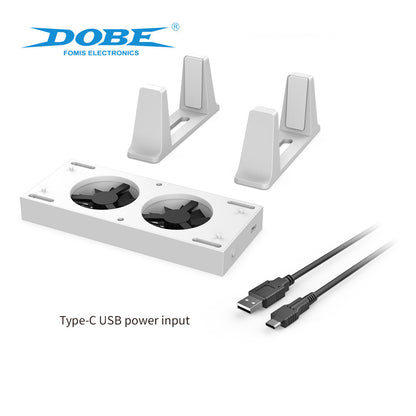 "Xbox Series S Vertical Cooling Stand with Dual Quiet Fans - White LED Cooling Base for Xbox Series S Console | 2.6×7.4×1.9in | 6.8oz | Improves Airflow & Prevents Overheating"