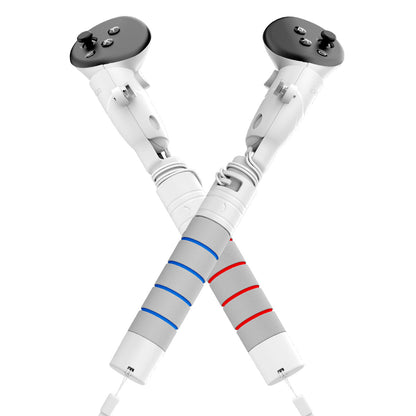 Meta Quest 3/2/Pro & Rift S Grip Extender - Anti-Slip VR Controller Handle Extension for Enhanced Comfort & Gameplay - Premium ABS Construction (Officially Licensed Design) - Ideal for Beat Saber & Fitness VR
