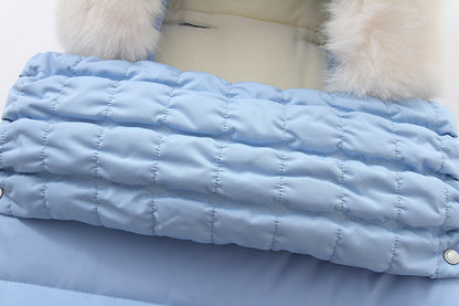 Baby sleeping bag; baby stroller; autumn and winter anti-kick blanket; safe care for newborn sleep; thickened warmth and cold prevention