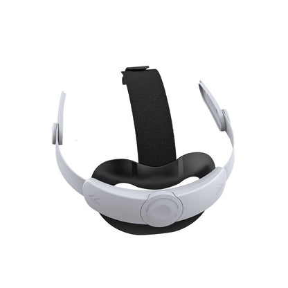 "Meta Quest 3/3S Comfort Replacement Head Strap - Adjustable VR Headband with Enhanced Padding (Black/White) | 10.3×2.2×8.2in | 10.8oz | ABS+Sponge Design for Oculus Quest 3"
