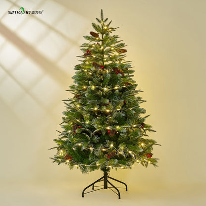 Christmas Tree - Realistic Snow-Dusted PE Home Decor - Supermarket Christmas Decoration - Festive Atmosphere Setup - Christmas Gift