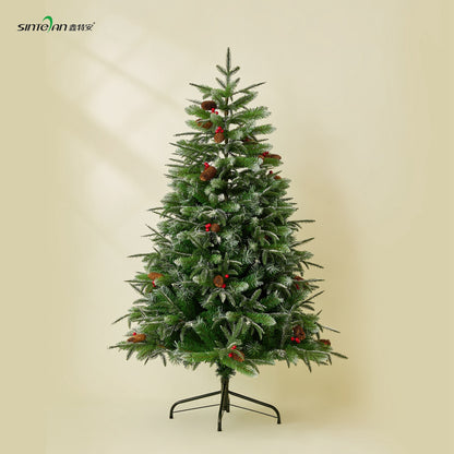 Christmas Tree - Realistic Snow-Dusted PE Home Decor - Supermarket Christmas Decoration - Festive Atmosphere Setup - Christmas Gift
