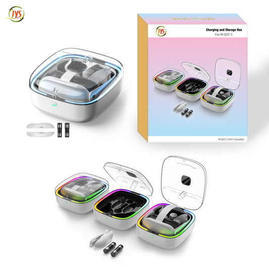 Meta Quest 3 Controller Charging Dock with 4 Rechargeable Batteries | Smart Charging Station for Quest 3/3S VR Headset Accessories | LED Indicator, Overcharge Protection