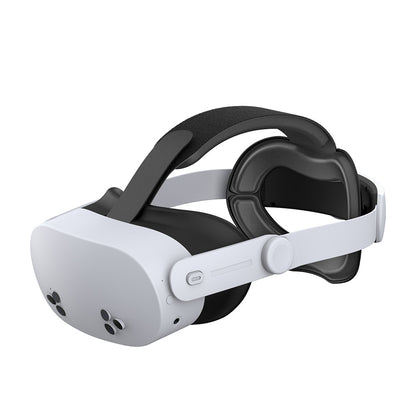 "Meta Quest 3/3S Comfort Replacement Head Strap - Adjustable VR Headband with Enhanced Padding (Black/White) | 10.3×2.2×8.2in | 10.8oz | ABS+Sponge Design for Oculus Quest 3"