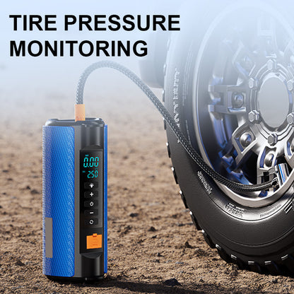 TS03 Series Car Jump Starter & Air Compressor 2-in-1 | 10000mAh Wireless Portable Power Bank | Digital Tyre Inflator 150PSI | LED Emergency Light | for Cars, Utes, SUVs (12.6" Hose)