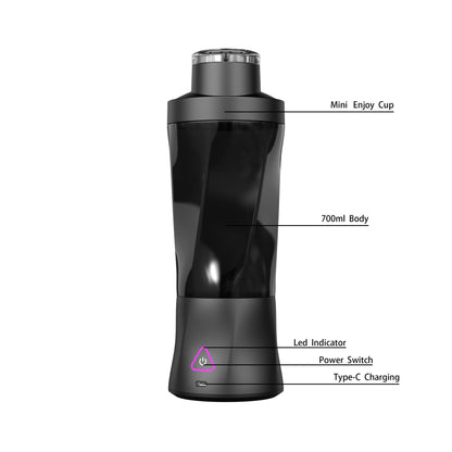 Large capacity portable juicing cup strong power can crush ice juicer