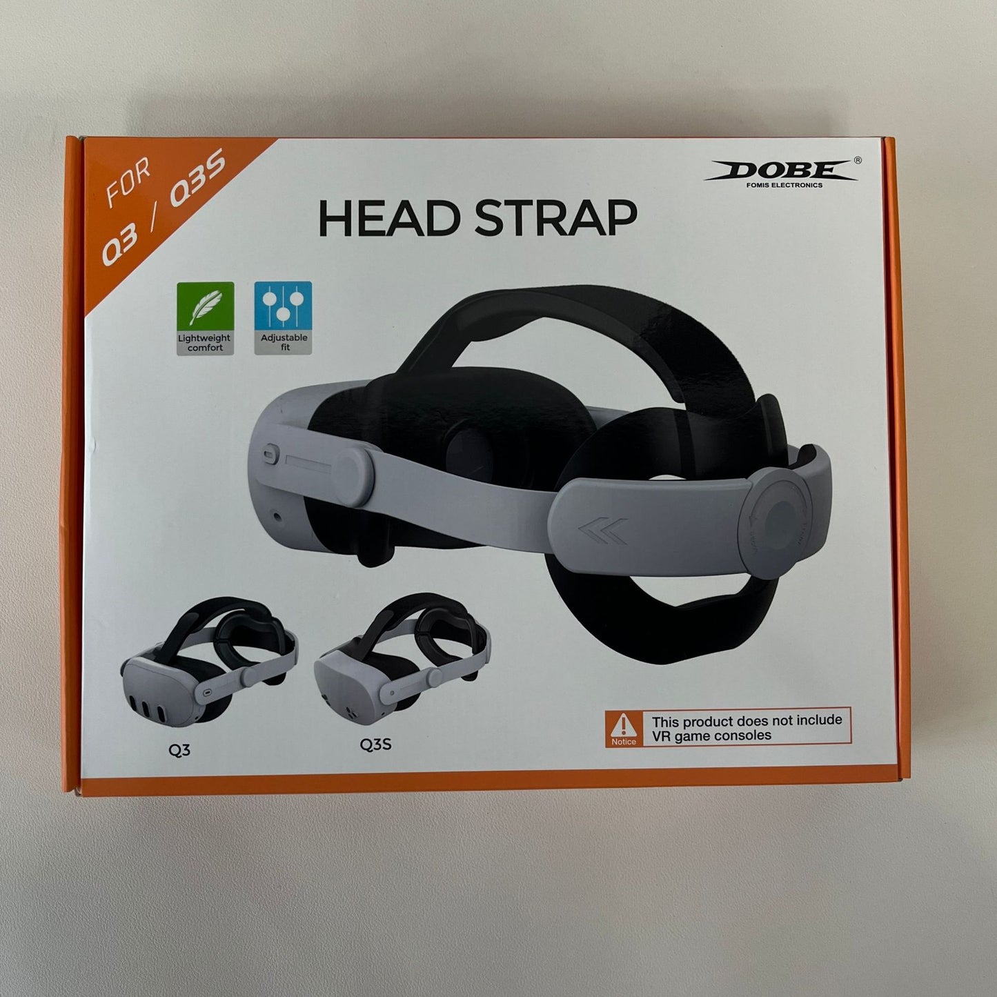 "Meta Quest 3/3S Comfort Replacement Head Strap - Adjustable VR Headband with Enhanced Padding (Black/White) | 10.3×2.2×8.2in | 10.8oz | ABS+Sponge Design for Oculus Quest 3"