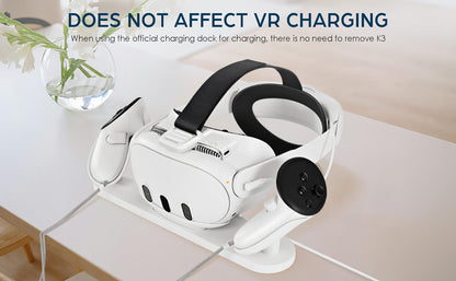 KKCOBVR K3 Cooling Facial Interface for Meta Quest 3 | Ventilated VR Face Cover with Dual Fans | Breathable Padding | Anti-Fog & Sweat Proof | Enhanced Comfort Headset Accessory