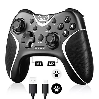 Switch Pro Wireless Controller with Programmable Back Buttons | Bluetooth Gamepad for Nintendo Switch/PC | Turbo/Motion Controls | HD Vibration | 5.7" x 4.7" x 2.4" (14.5x12x6cm)