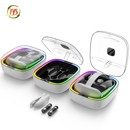 Meta Quest 3 Controller Charging Dock with 4 Rechargeable Batteries | Smart Charging Station for Quest 3/3S VR Headset Accessories | LED Indicator, Overcharge Protection