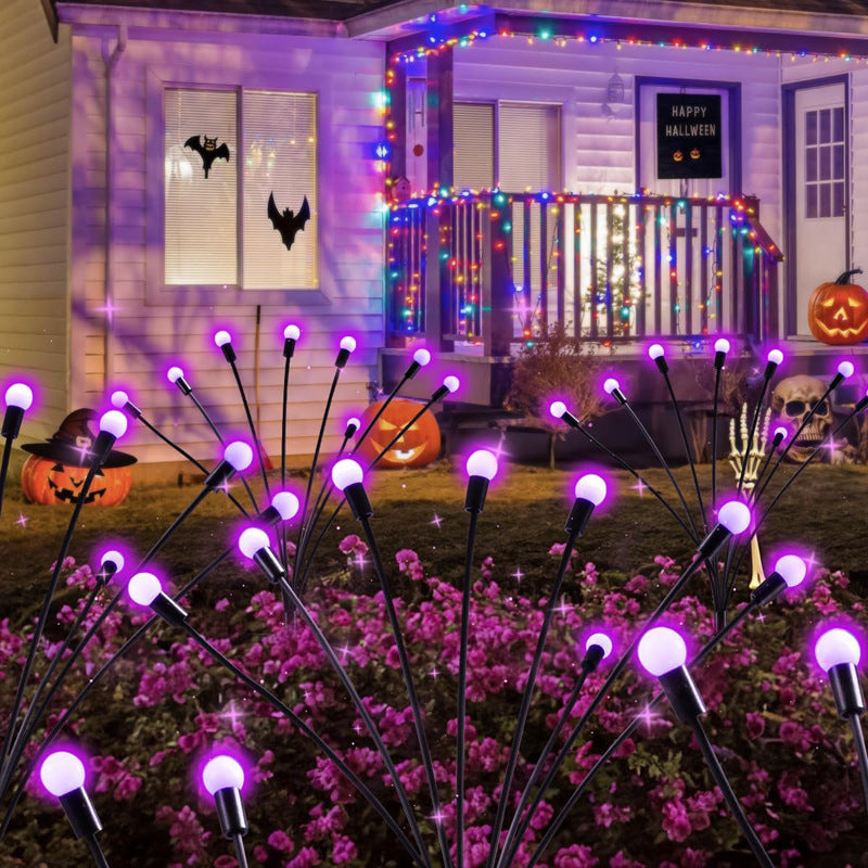 Solar Firefly Lights | Outdoor Waterproof Swaying Garden & Halloween Party Decor