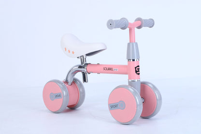 Baby Kids' 4-Wheel Scooter Balance Bike for Ages 1-2 - The Ultimate Toddler Walker
