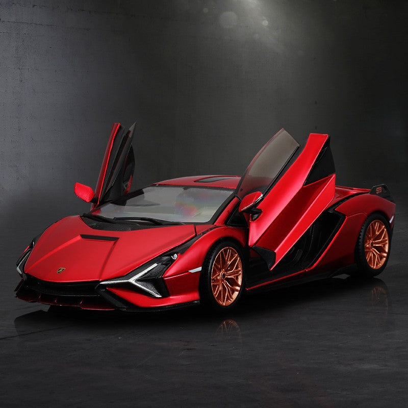 Lamborghini Reventón 1:24 Scale Die-Cast Alloy Supercar Model - Premium Collectible Metal Car Replica with Display Stand, Perfect Gift for Boys & Car Enthusiasts