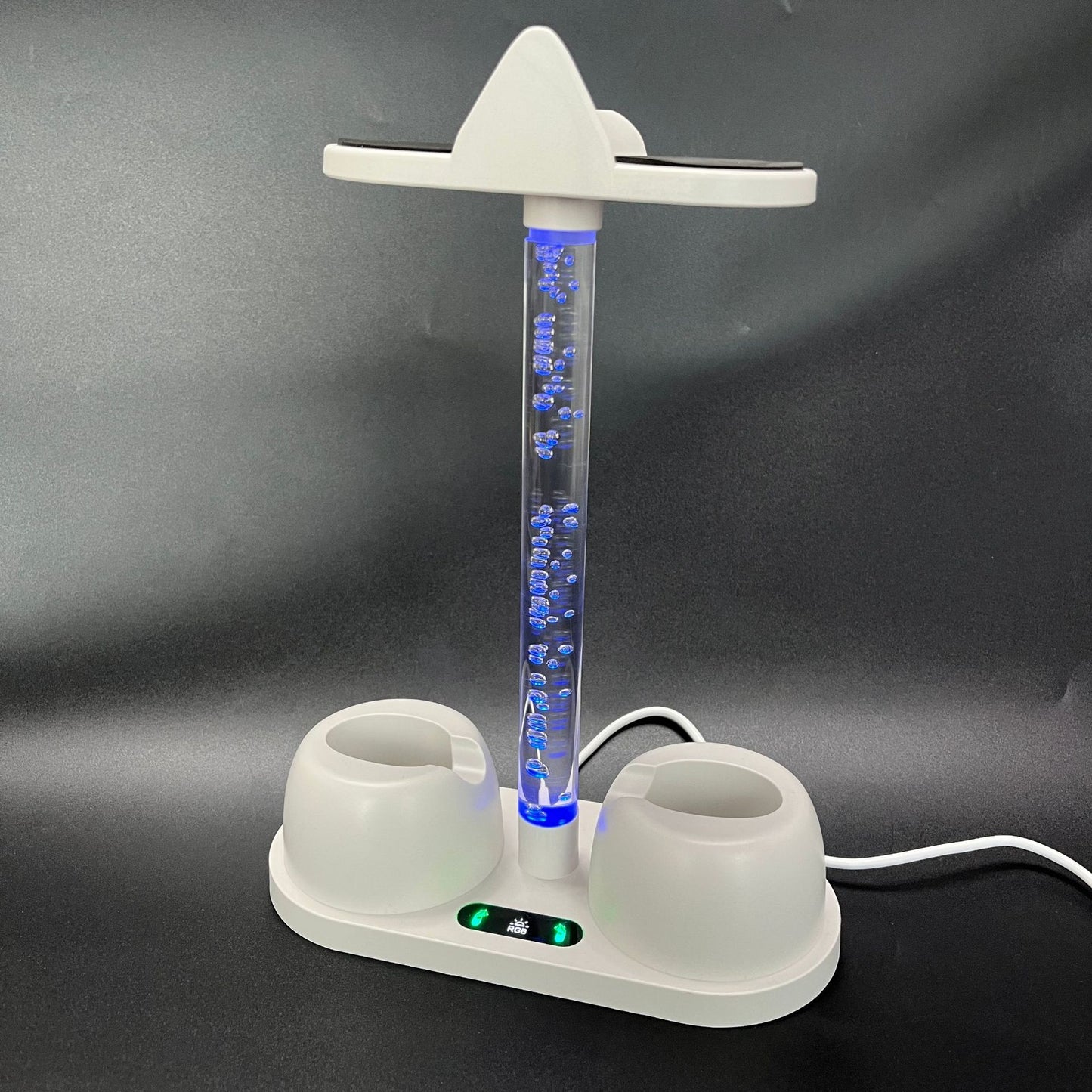 Oculus Quest 3 Controller Charging Dock with RGB Lights – Headset Stand & Charging Station for Meta Quest 3