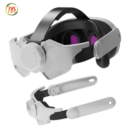 "Meta Quest 3 Adjustable Head Strap Replacement | Enhanced Comfort VR Headband for Oculus Quest 3 | Multi-Angle Support | Lightweight ABS Design | White"