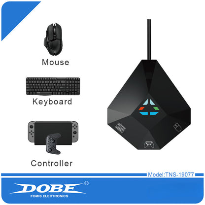 "Universal Keyboard & Mouse Converter for Switch/PS4/PS3/Xbox One/360 | Plug & Play Adapter | 2.7×6.2×0.9in | 1.8oz | No Lag Gaming Mouse & Keyboard Adapter for Nintendo Switch & Consoles"