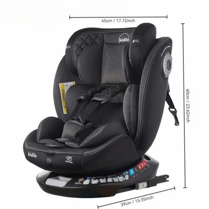 Baby360 SPIN 360° Rotating Car Seat for Newborn to 12 Years – ISOFIX, Booster Seat, Reclining, Side Protection