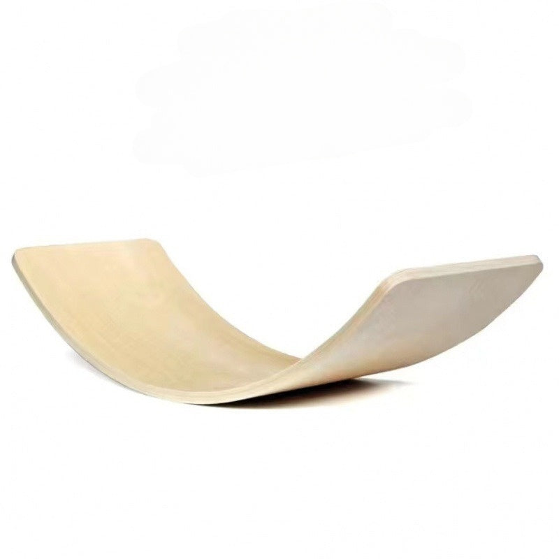 Montessori Balance Board by Baby360 – ARC Curved Wooden Wobble Board for Toddlers & Kids