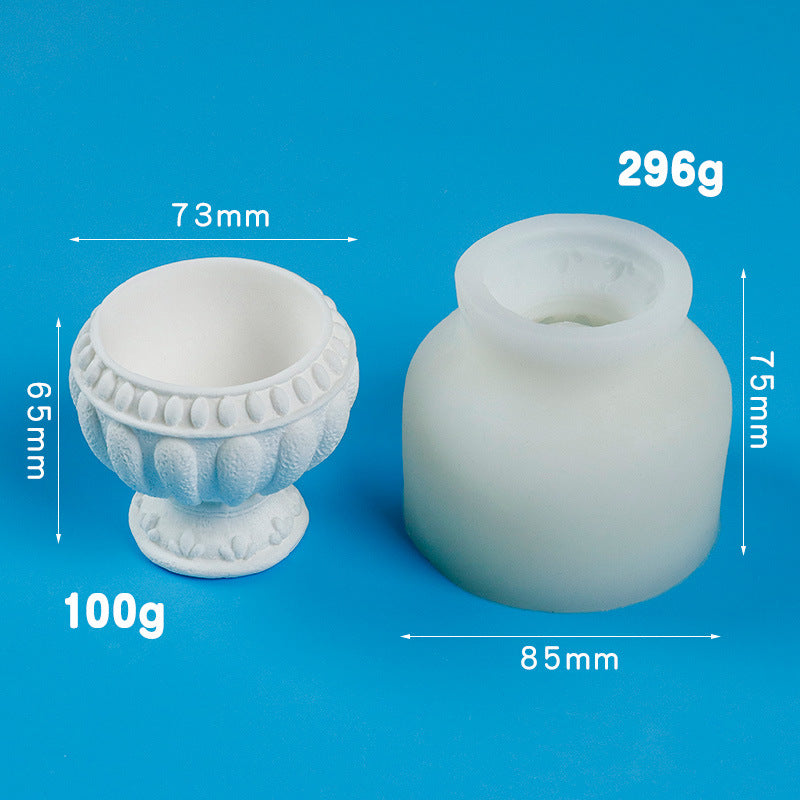 Roman Column Silicone Mold Candle and Plaster Crafting