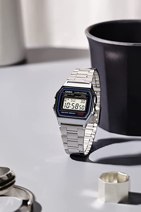 Casio A158WA-1D Men's  Digital Watch