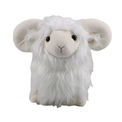 Highland Woolly Ram Sheep Plush Toy - Highland Sheep Wool Fleece Dolls