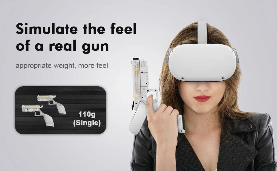 Suitable for Meta Quest 2 VR Grip Gun Stock Cover Enhance VR gaming experience quest2 grip accessories