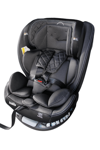 Baby360 SPIN 360° Rotating Car Seat for Newborn to 12 Years – ISOFIX, Booster Seat, Reclining, Side Protection